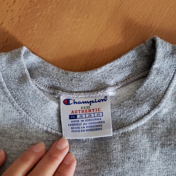Champion eco Authentic Sweatshirt Grey - Picture 3 of 3